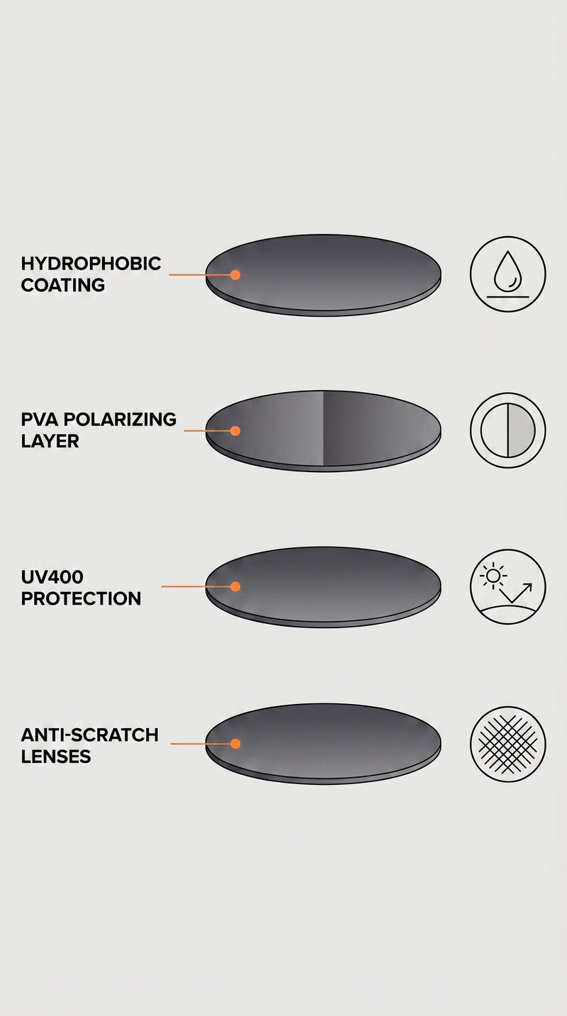 Antiscratch & hydrophobic